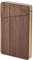 HUTSRAI Portable Porte-Cartes de Visite en Bois et Femmes Porte-Cartes-Cadeaux d'affaires Portable Bois de Noyer