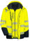 Nitras Warnschutz Winterjacke 6-in-1 MOTION TEX VIZ PLUS, gelb/marine, Größe L