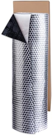 ChicoSoleil 1 Stück Alubutyl 2mm 50 cm x 400 cm = 2 m² Dämmmatte selbstklebend Auto Dämmung Anti Dröhn Matte Fahrzeugdämmung
