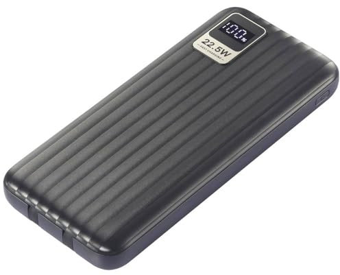 VOLTCRAFT VC-WT-K512 Powerbank 10000 mAh Fast Charge LiPo Schwarz Statusanzeige