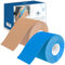 axion Kinesiologie Tape 2er Set 500x5cm | 2 Rollen wasserfeste, hautfreundliche, elastische und selbstklebende Bandage | Physio-Tape optimal für Sport & Alltag (Blau Beige)