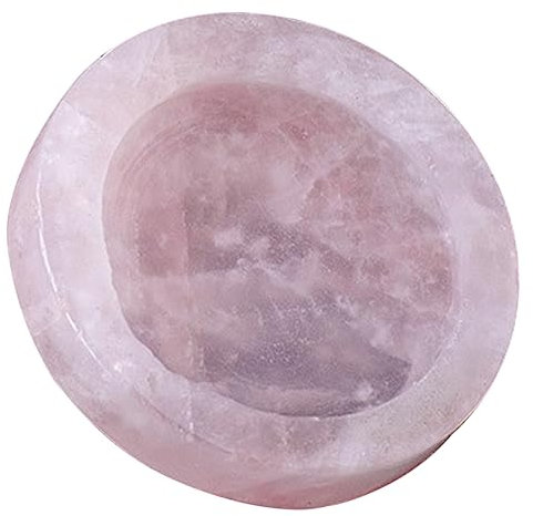 Dekorativer Kerzenhalter aus Kristallstein, Rosa, Einfache Form