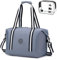 SPAHER Faltbare Reisetasche 40x30x25 Handgepäck Eurowings Handgepäck Tasche für Flugzeug Duffle Bag Wasserdicht Weekender Handtaschen Sporttasche Hospital Bag für Herren Damen mit Reise-Kulturbeutel