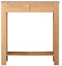 Calicosy - Console Haute 2 Tiroirs - Décor Bois Chêne - Panneaux De Particules - 1 Tablette en Bas - Prises De Main Intégrées - Entrée, Couloir Ou Salon - Design Moderne - L 79 x P 29 x H 86,5 cm