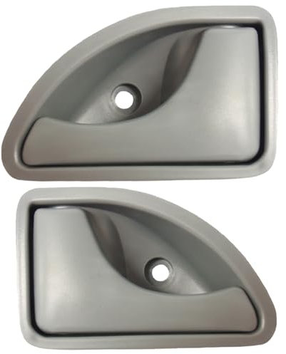 (Lot de 2) Poignée Intérieure Grise de Porte Avant Gauche ET Droite compatible avec KUBISTAR KANGOO TWINGO I - 8200247803 8200259377