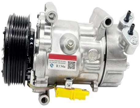 ULLiaN Mini compresor de Aire Acondicionado Sd6v12, Compatible con Mini Cooper R55 R56 R57 64529223392 64526942501 64522758145 64522758433