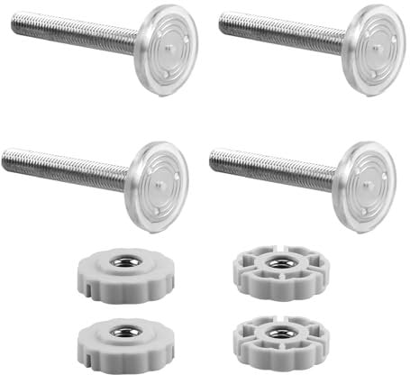 Child Safety Gate Spindle Screw Bolts, 4Pcs Stair Gate Fittings Stair Gate Extension Screws No Drill Safety Gate for Stairs Door M10 Stair Gate Parts for Pressure Mounted Gates - 80mm