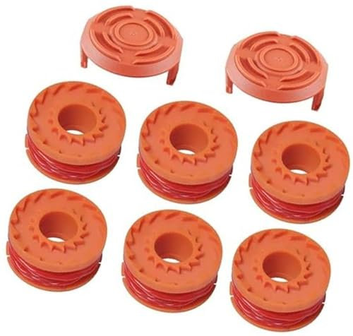 Jodriva WA0004 Spool Line Compatible with Qualcast WORX Lawn Trimmers Replace CGT183A CGT18LA1 WG180 WG150 WG152 WG153 WG163 WA0010 Trimmer Spools Strimmer Spool Replacement