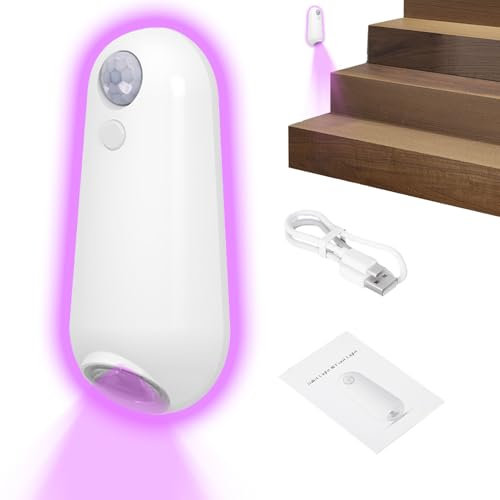 Toilettenlicht Für Die WC-Schüssel | Farbwechsel LED Lampe Mit Bewegungsaktivierung - 8 Farben Einstellbare USB-Aufladbare WC-Beleuchtung Für Kinderzimmer Badezimmer Haustierbereich Treppenhaus Und