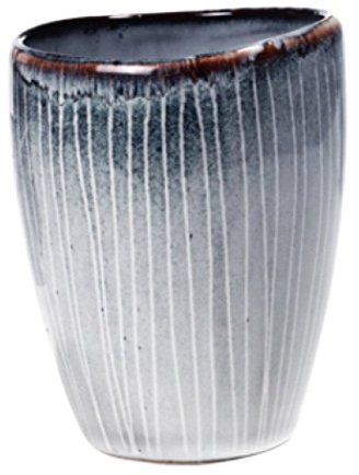 broste Copenhagen 6er Set Becher/Tassen Nordic SEA - grau lt. Edition in Geschenkbox