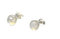 Art Gecko Mondstein-Ohrstecker, rund, Sterlingsilber, 925–6 mm (MST0610171)