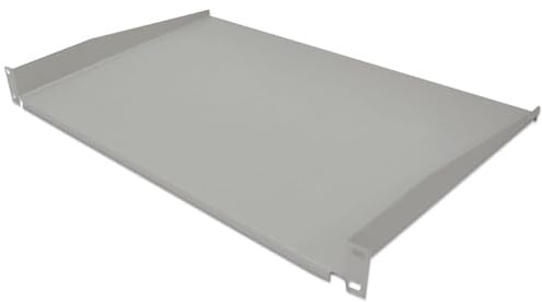 Intellinet 19 Inch Cantilever Shelf, 1U, Shelf 300 mm, Non-Vented, Grey