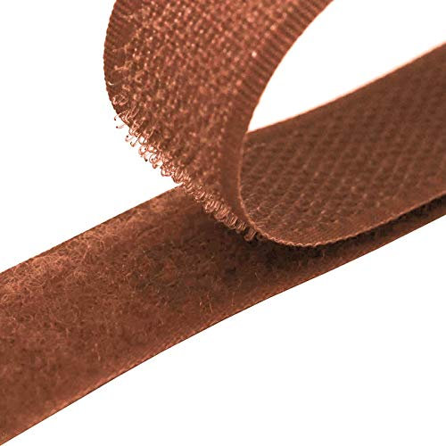 4m Klettband zum Nähen 20mm Flausch- & Hakenband 50 Farben Klettverschluss, Größe:20mm, Gurtband:102 orange