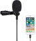 Yichuang Lavalier Mikrofon für iPhone, Omnidirektionales Kondensator Lapel Mic Kompatibel mit iPhone X/XS/XR/SE/12/11/8, YouTube TikTok Video Interview(1.5M)