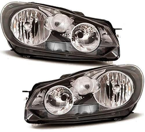 DM Autoteile Golf 6 VI Scheinwerfer SET H7/H15 Tagfahrlicht 08-13 +Motor für Hella Version