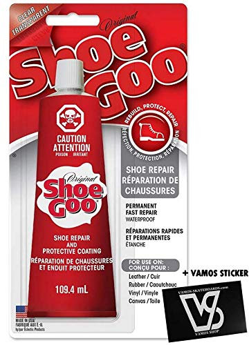 SHOE GOO Clear 109,4ml + Vamos Skate Co Sticker (182,72€/L)