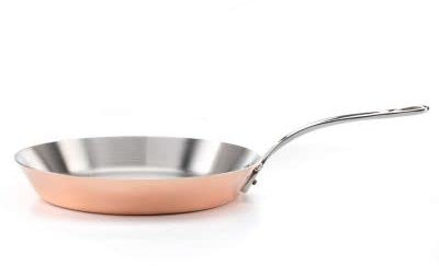 Samuel Groves C4P0126RH 26cm Copper Induction Frypan, Stainless Steel
