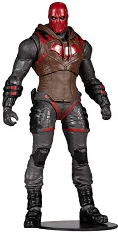 McFarlane Toys, DC Gaming 7-inch Red Hood Action Figure with 22 Moving Parts, Collectible DC Gotham Knights Game Figure with Stand Base and Unique Collectible Character Card – Ages 12+