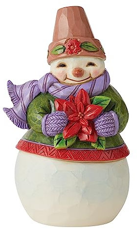 Weihnachtsstern, Schneemann, Pint-Größe