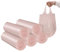 Bolsas de basura de baño de 4 galones, 5 rollos/100 asas pequeñas bolsas de basura para oficina, cocina, dormitorio, bolsas de basura coloridas portátiles (oro rosa, 100 unidades)
