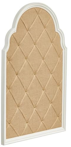 Große Pinnwand aus Leinenstoff, Weiß