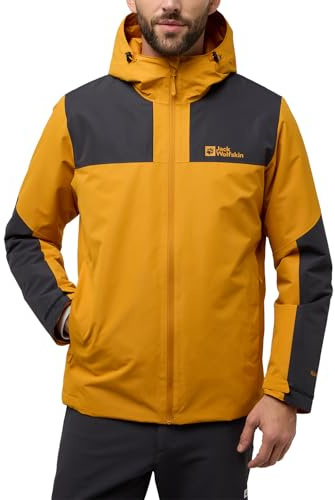 Jack Wolfskin Herren Jasper Ins Jkt M, Safflower, XXL EU