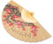 HOLIDYOYO Large Folding Fan, Flower Folding Wall Fan Giant Fan Wall Art Decor 0.5x0.9 Feng Shui Ornament Chinese Japanese Oriental Fan Photo Props for Dancing Window Wall Decor