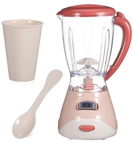 1pc Plastic Kid Toy Electric Simulation Juicer Toys Dollhouse Toy Kids Play Kitchen Blender, Kid Toddler Learning Kitchen Toy for Girls Boys Kids Ages 3 4 5 6 7 8