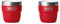 YETI Espressotassen, 2 Pack, 4oz, Rescue Red