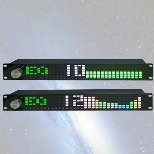 Equalizzatore grafico a 2 canali, display a spettro musicale a 31 bande, equalizzatore digitale a 15 bande con telecomando