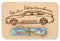 ZUKLA kleine Verpackung für Geldgeschenke 12 x 8 cm - Führerschein Geschenk - Geldgeschenk Verpackung Holz - Handmade - Führerschein Gutschein