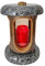 Grablaterne aus Granit (Stein). Geeignet für Urnengrab. Ohne Bronze, reduziert das Diebstahlrisiko. Farben: Schwarz, Grau, Rot. Mit oder ohne Kreuze (Grau ohne Kreuz)