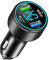 66W Caricatore Auto USB C, 4-porte Accendisigari USB C con ricarica rapida QC3.0 e PD30W, Caricatore Auto Accendisigari con voltmetro a LED per iPhone16/15/14/13/12, Samsung Galaxy, iPad