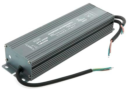 Fuente de Alimentación 400W 24V DC IP65 para Tiras LED - Ideal para iluminación decorativa y proyectos de iluminación exterior.