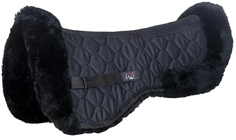 HKM Style Lambswool saddle pad Black One Size