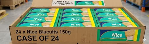 Nice Classic Biscuits, Case of 24 Packs, 250g per Pack