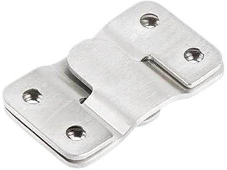 ZFIHAV 30pcs Furniture Interlock Bracket With Screws Flush Mount Wall Picture Frame Hanger Display Hooks for Hanging(Silver L)