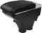 YJYWZH Pour Peugeot 208 Accoudoir 2013-2018 Double couche Consoles Rangement avec porte gobelets Repose-bras de voiture