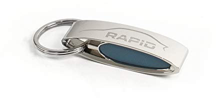 Volkswagen MVF28-100 Porte-clés en métal avec Inscription Rapid