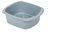 Plastic Large Washing Up Bowl Rectangular Kitchen Basin Sink 9.5 Litre (Light Grey)