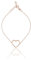 Einzelstück® edles Armband mit Herz I Roségold I 925 Silber I Gold vergoldeter Schmuck I Geschenk (Heart Armband Rosegold)