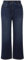 Ulla Popken Damen Jeans Mary, weites Bein, 5-Pocket-Schnitt, Komfortbund, blau, 104