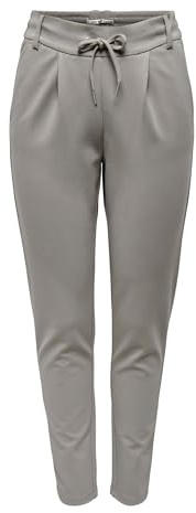ONLY Damen Onlpoptrash Life Easy Col Pant PNT Noos Trousers 15115847,Rock Ridge,L / 30L