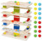 Holz Murmeln Spielzeug Kugelbahn Murmelbahn Holz Ball Drop Spielzeug mit 16 Murmeln Marble Run Rennbahn Set Aktivität Frühe Pädagogisches Montessori Lernspielzeug für Geschenke Kinder Jungen Mädchen