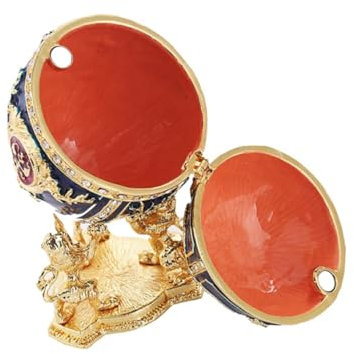 SAFIGLE Wohnkultur Ostern Hängende Eier Ostern Dekorative Eier Osterei Dekoration Osterjagdkorb Stuffers Desktop-dekoration Verzierte Eier Russisch Russische Ostereier Ring Russland