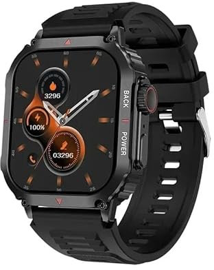 T800 Ultra 2 - Reloj inteligente para hombres y mujeres, monitor deportivo para iOS Android Hiwatch Pro APP 45 mm Blutooth Call (negro)
