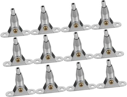 Alipis 12stücke Verriegelungsclips Für Bildaufhängedraht Metalldraht-befestigungshalter Für Wandmontage Deckenhalterung Bodenhalterung Endhalterung Zum Aufhängen Und Bildern