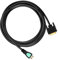 SHINEOFI Dvi zu Kabel Hochgeschwindigkeits Dvi Kabel Schwarz Vergoldete Anschlüsse Optimierte Signalübertragung für Monitor Pc und Tv