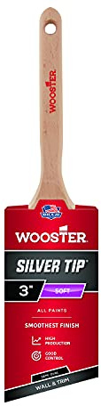 Wooster Brush 5228-3 Silver Tip Semioval Angle Sash Paintbrush, None