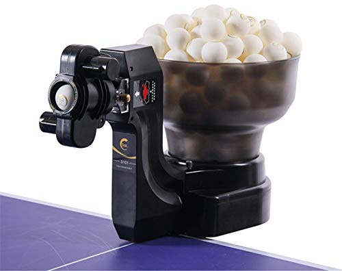 Suz S101 Ping Pong Machine with 100balls for Solo Training & Coaching